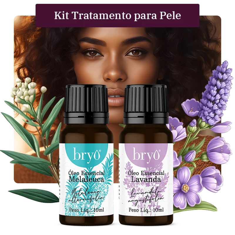 Kit Óleos Essenciais Tratamento para Pele